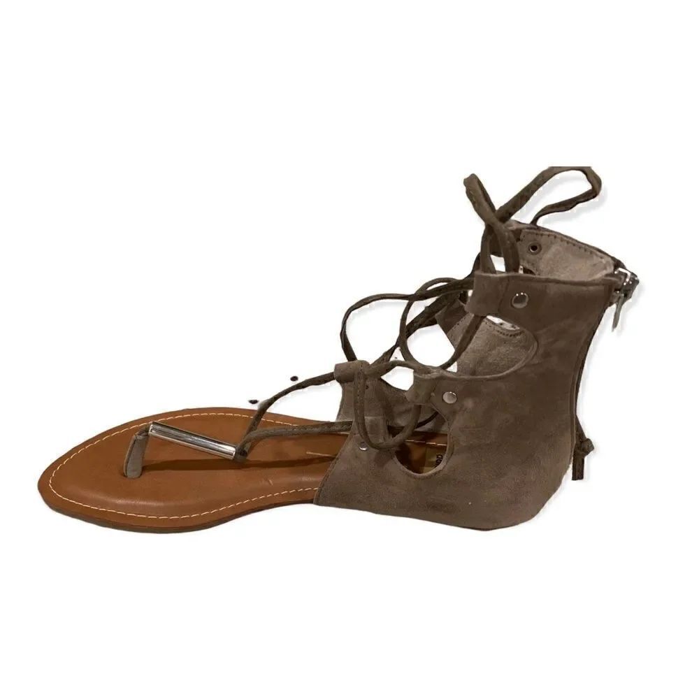 Dolce Vita Tan suede Flat sandals, NWOT